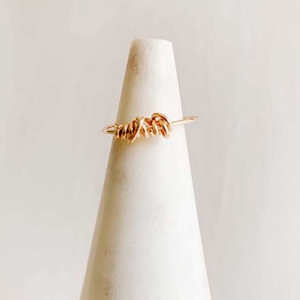 Barbed Wire Ring Gold - Adorned by Ruth