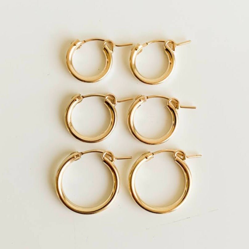 Bold Hoop Earrings - Adorned by Ruth