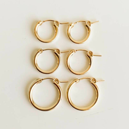 Bold Hoop Earrings - Adorned by Ruth