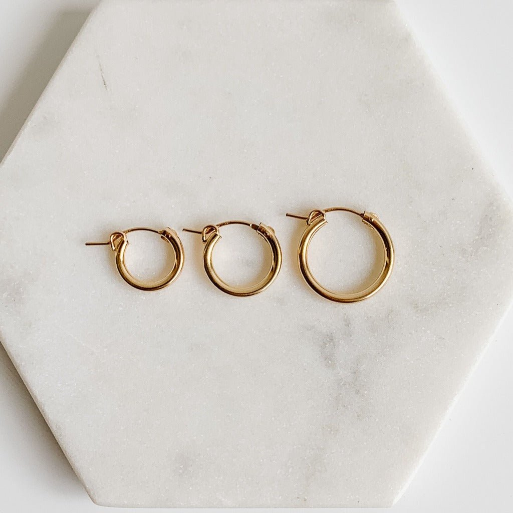 Bold Hoop Earrings - Adorned by Ruth