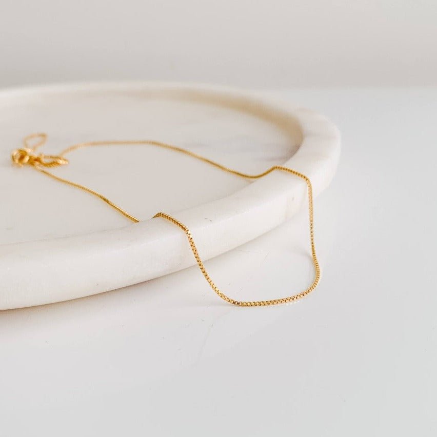 Box Chain Necklace - Adorned by Ruth