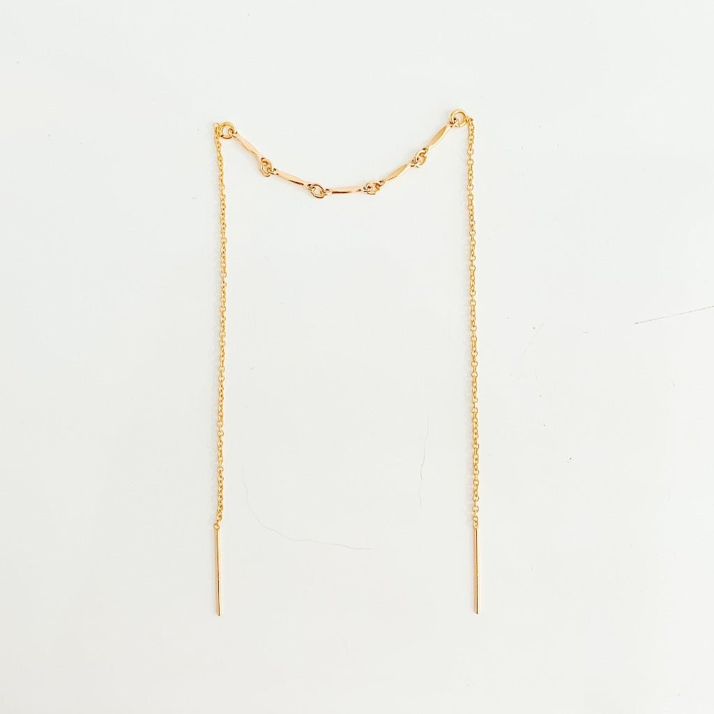 Chain Threader Earring - Adorned by Ruth