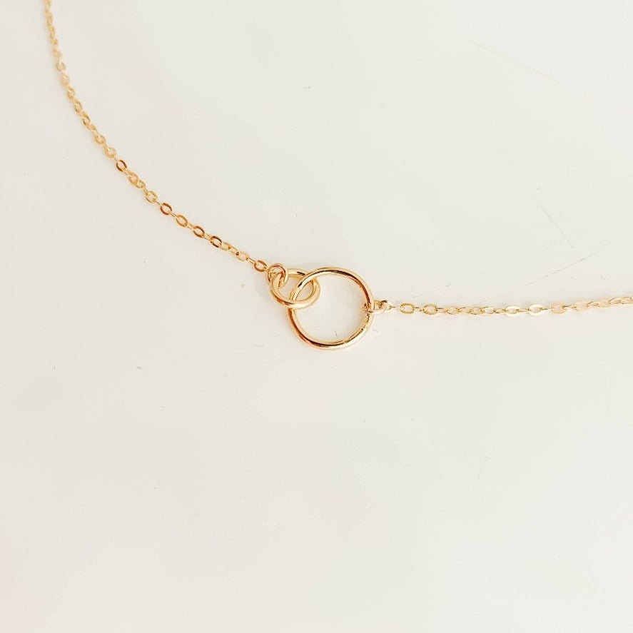 Connect Interlocking Circles Necklace - Gold - Adorned by Ruth