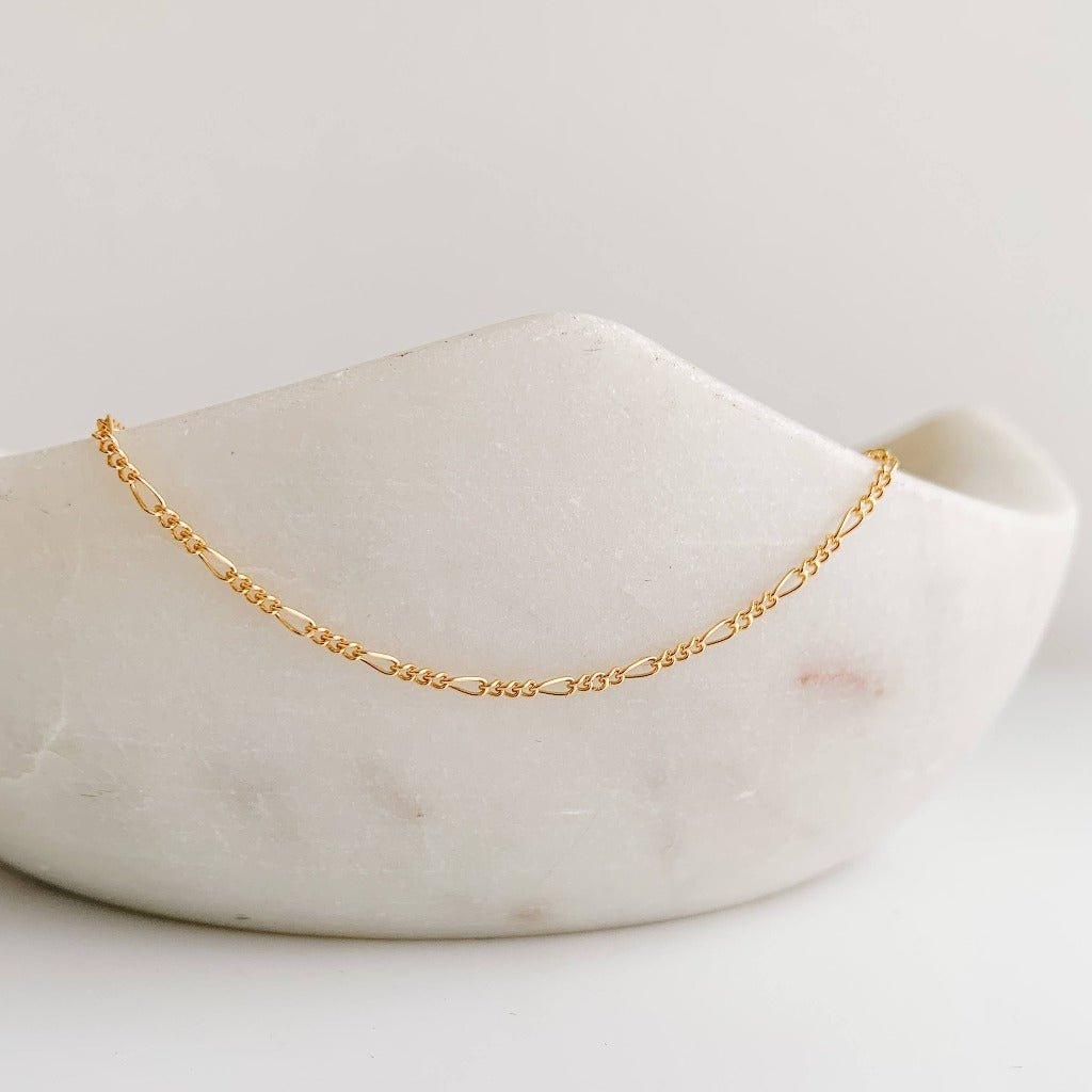 Figaro Link Chain Necklace - Adorned by Ruth