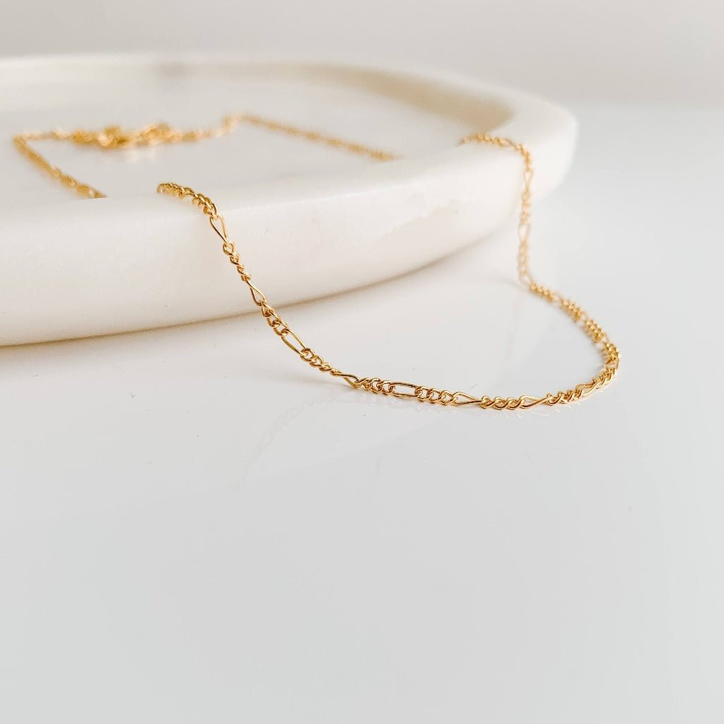 Figaro Link Chain Necklace - Adorned by Ruth