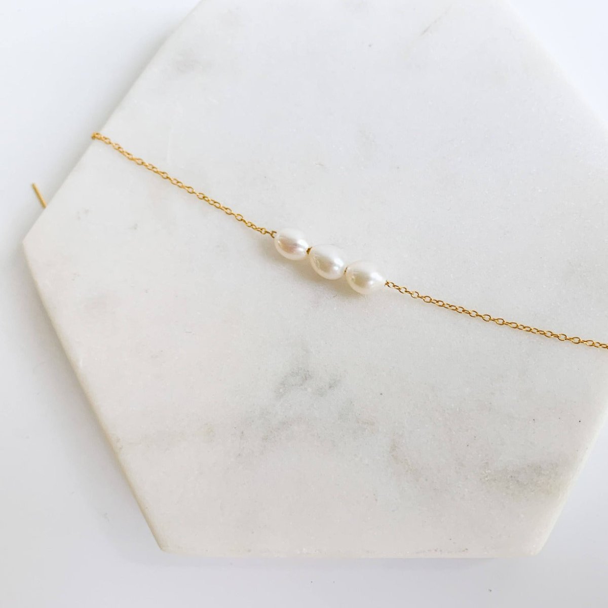 Freshwater Pearl Slider Bracelet - Adorned by Ruth