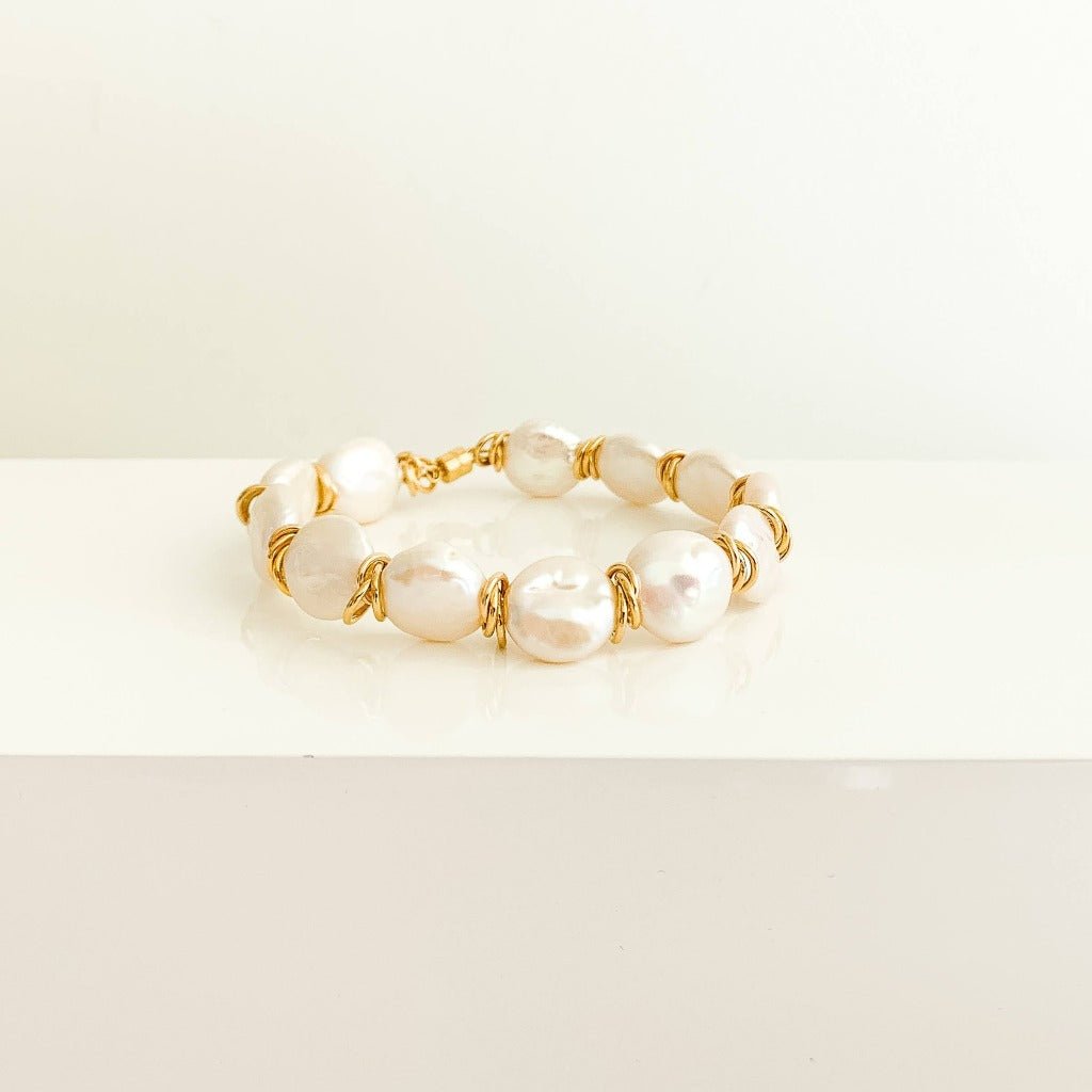 Keshi Pearl Bracelet - Adorned by Ruth