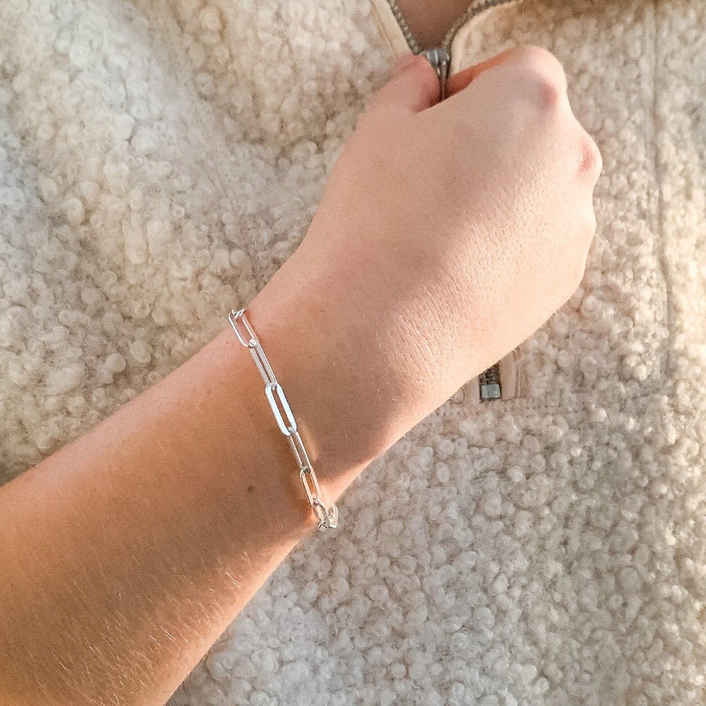 Link Chain Bracelet - Sterling Silver - Adorned by Ruth