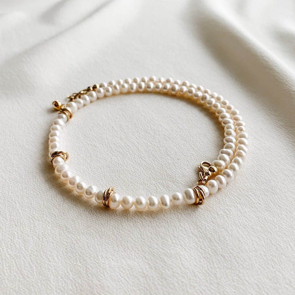 Lisbeth Pearl Choker Necklace - Adorned by Ruth