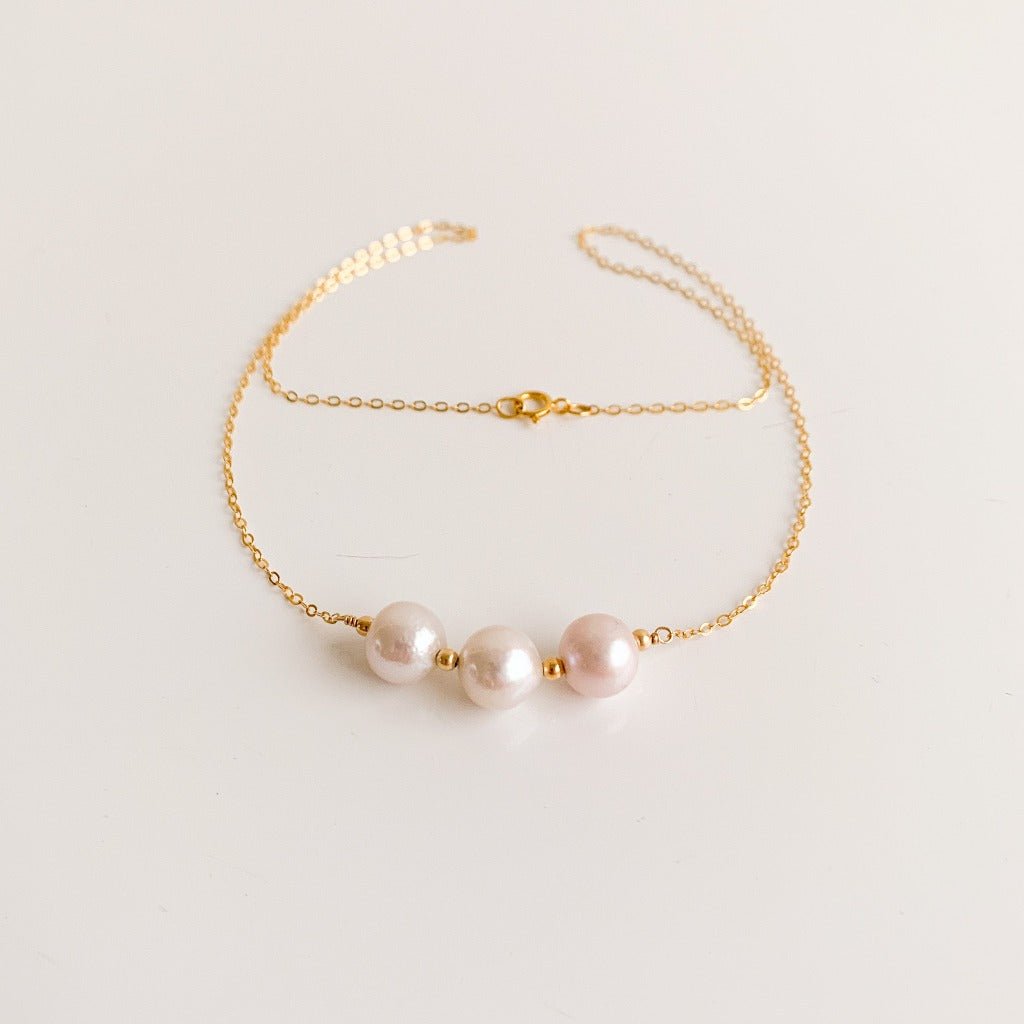 Maison Three Pearl Necklace - Adorned by Ruth