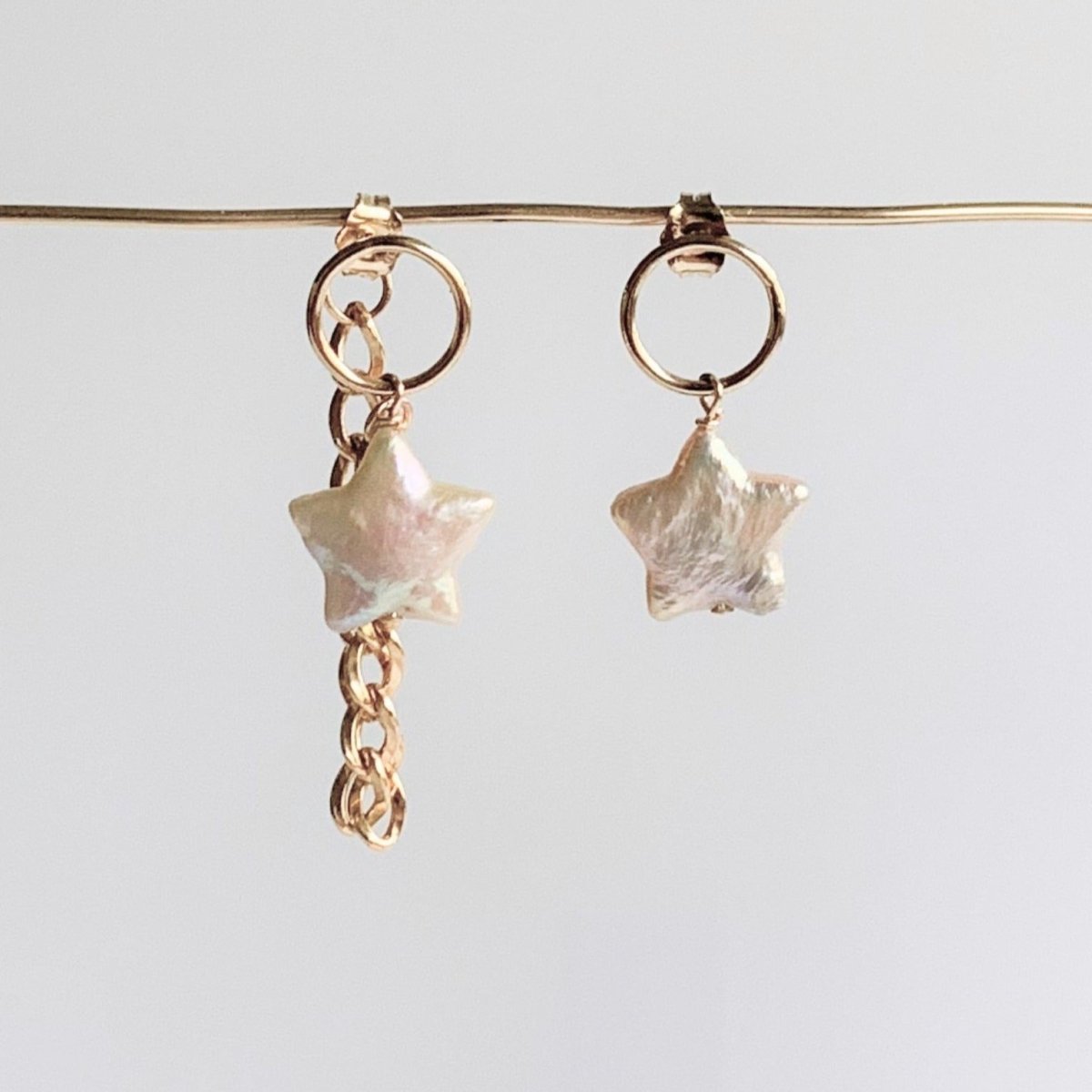 Star Pearl Earrings - Adorned by Ruth
