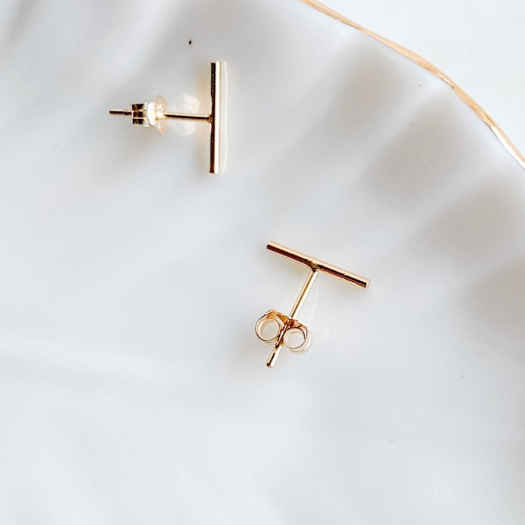 Stud Earrings 3-Pack Gold - Adorned by Ruth