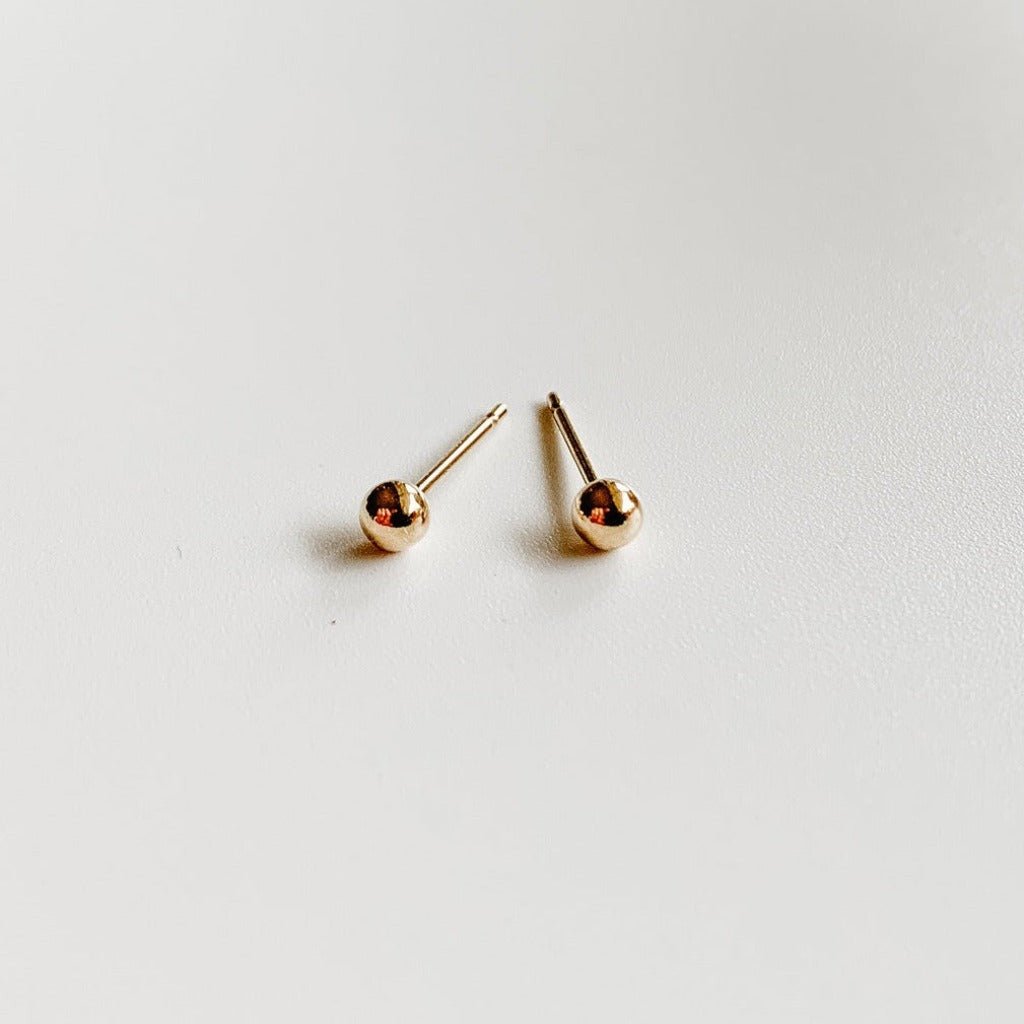 Stud Earrings 3-Pack Gold - Adorned by Ruth