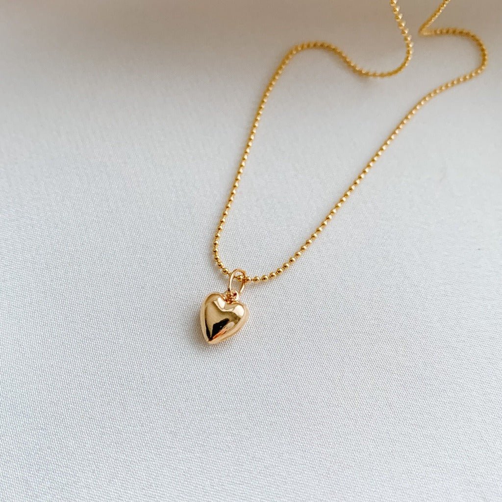 Tiny Heart Pendant Necklace - Adorned by Ruth
