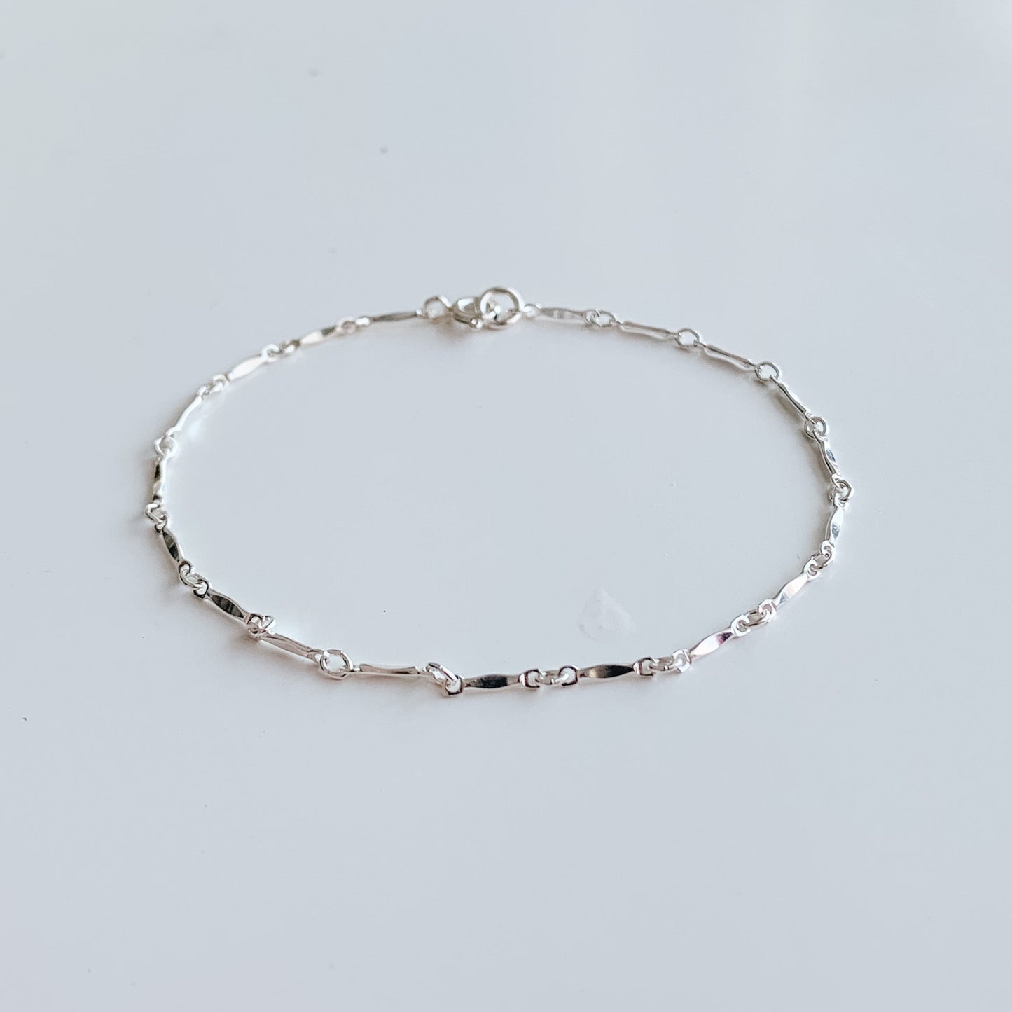 Orla Dapped Chain Bracelet Silver