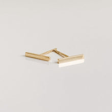 Load image into Gallery viewer, Bar Stud Earrings - Adorned by Ruth
