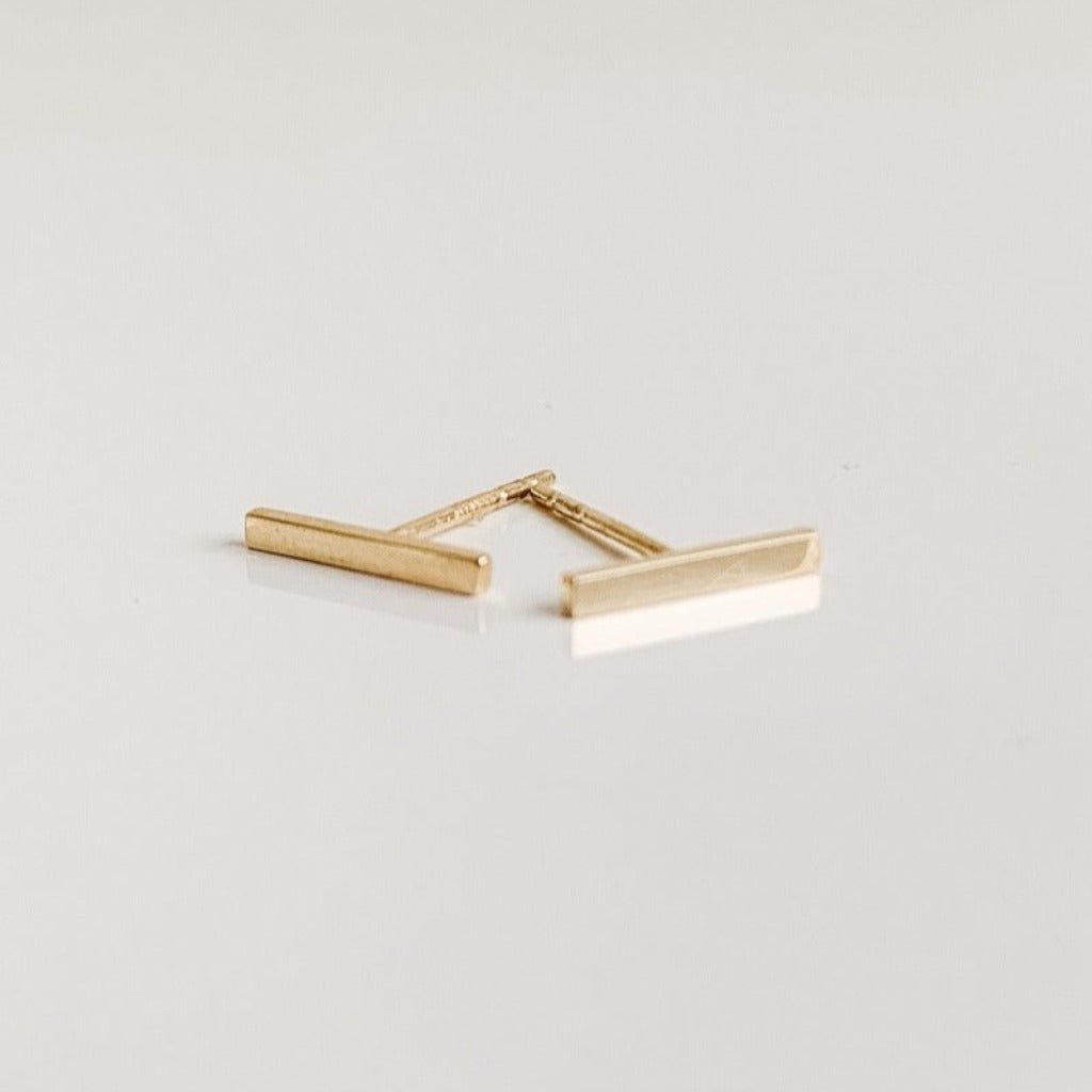 Bar Stud Earrings - Adorned by Ruth