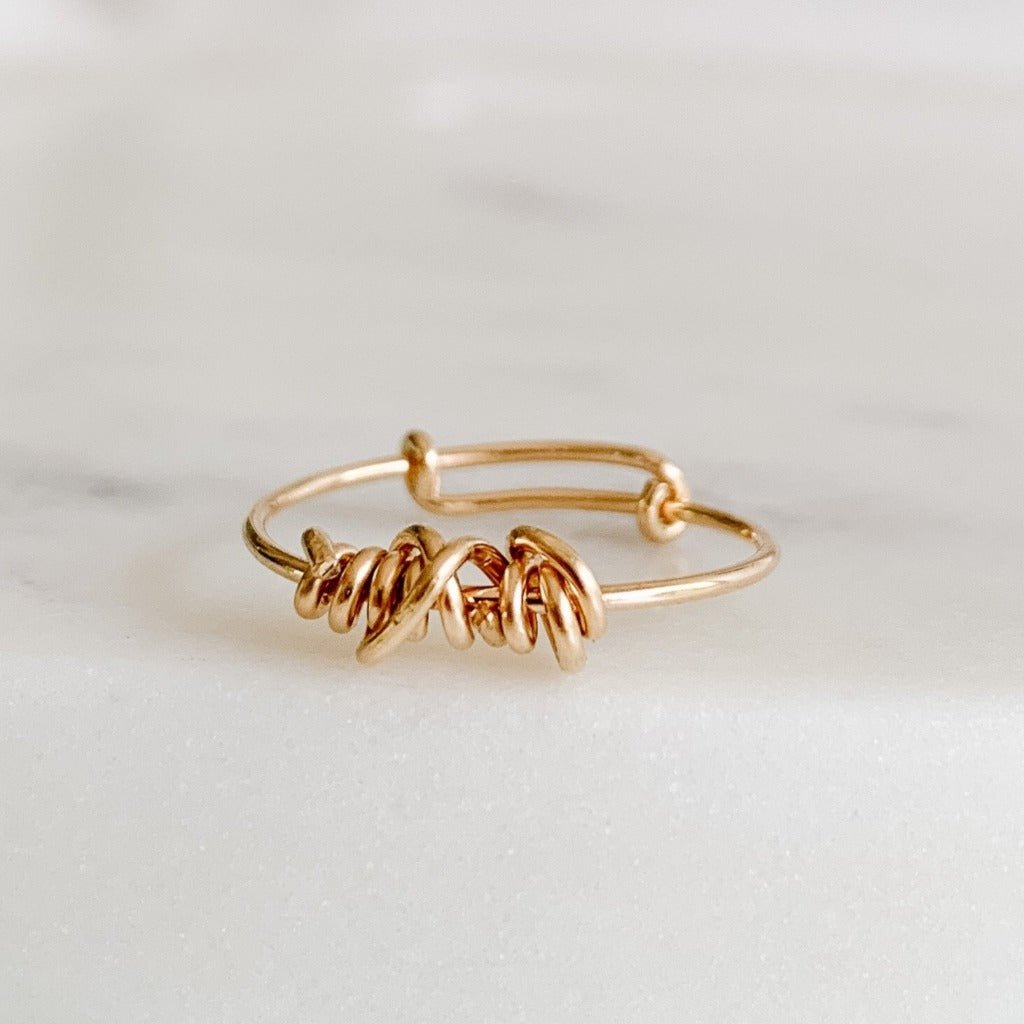 Barbed Wire Ring Gold - Adorned by Ruth