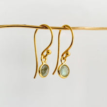 Load image into Gallery viewer, Bezel Gemstone Drop Earrings - Adorned by Ruth
