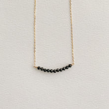 Load image into Gallery viewer, Black Spinel Pendant Necklace - Adorned by Ruth
