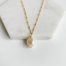Load image into Gallery viewer, Cari Single Pearl Drop Necklace - Adorned by Ruth
