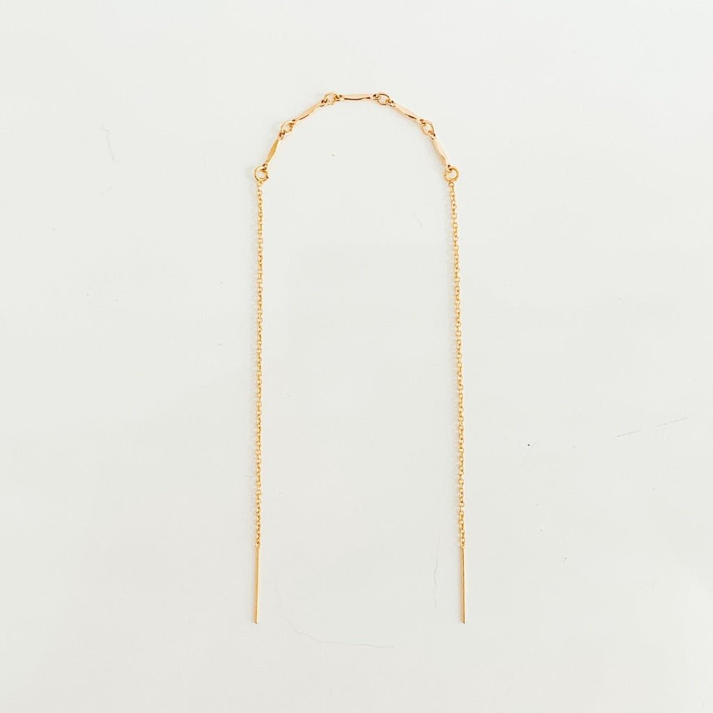 Chain Threader Earring - Adorned by Ruth