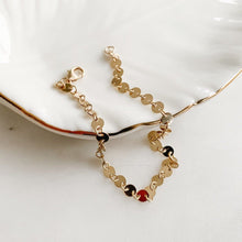 Load image into Gallery viewer, Circle Disc Chain Bracelet - Stevie - Adorned by Ruth
