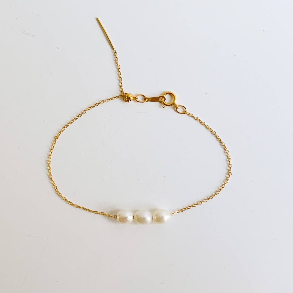 Freshwater Pearl Slider Bracelet - Adorned by Ruth