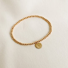 Load image into Gallery viewer, Gold Bead Initial Bracelet - Adorned by Ruth
