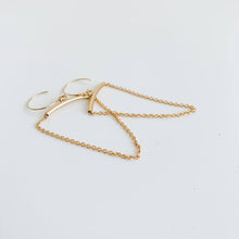 Load image into Gallery viewer, Gold Chain Drop Earrings - Adorned by Ruth
