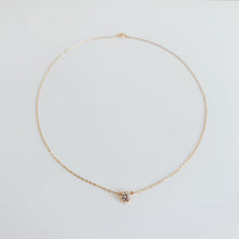Load image into Gallery viewer, Gold CZ Solitaire Necklace - Adorned by Ruth
