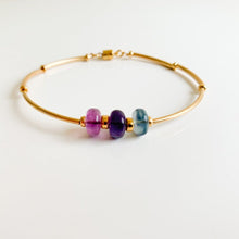 Load image into Gallery viewer, Gold Fluorite Beaded Bracelet - Adorned by Ruth
