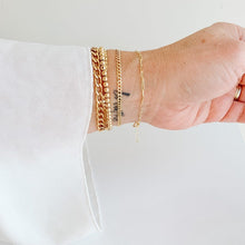 Load image into Gallery viewer, Gold Paperclip Chain Bracelet - Adorned by Ruth
