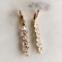 Load image into Gallery viewer, Herkimer Diamond Drop Earrings - Adorned by Ruth
