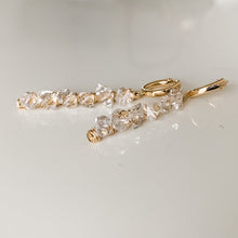Load image into Gallery viewer, Herkimer Diamond Drop Earrings - Adorned by Ruth
