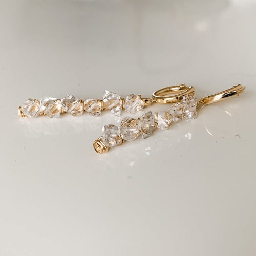 Herkimer Diamond Drop Earrings - Adorned by Ruth