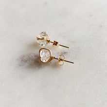Load image into Gallery viewer, Herkimer Diamond Stud Earrings - Adorned by Ruth
