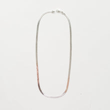 Load image into Gallery viewer, Herringbone Chain Necklace - Sterling Silver - Adorned by Ruth
