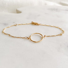 Load image into Gallery viewer, Karma Circle Chain Bracelet - Adorned by Ruth
