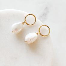 Load image into Gallery viewer, Keshi Pearl Drop Earrings - Adorned by Ruth

