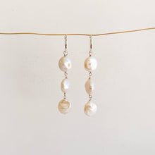 Load image into Gallery viewer, Lana Coin Pearl Drop Earrings - Adorned by Ruth
