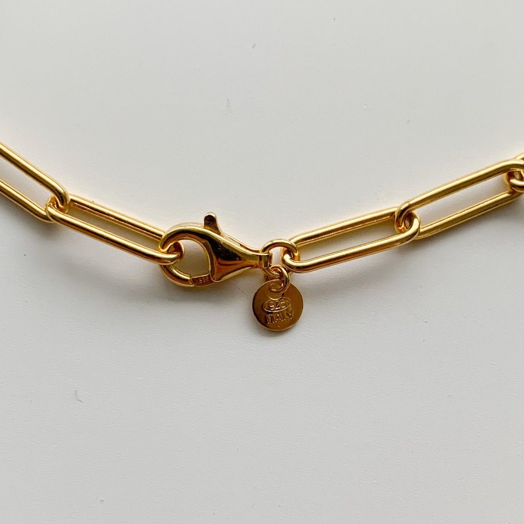 Link Chain Bracelet - Gold Vermeil - Adorned by Ruth