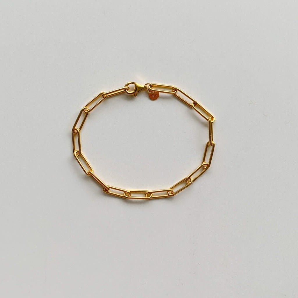 Link Chain Bracelet - Gold Vermeil - Adorned by Ruth