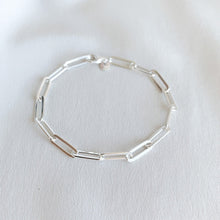 Load image into Gallery viewer, Link Chain Bracelet - Sterling Silver - Adorned by Ruth
