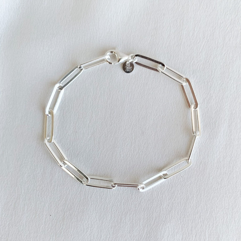 Link Chain Bracelet - Sterling Silver - Adorned by Ruth