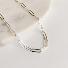 Load image into Gallery viewer, Link Chain Necklace - Sterling Silver - Adorned by Ruth
