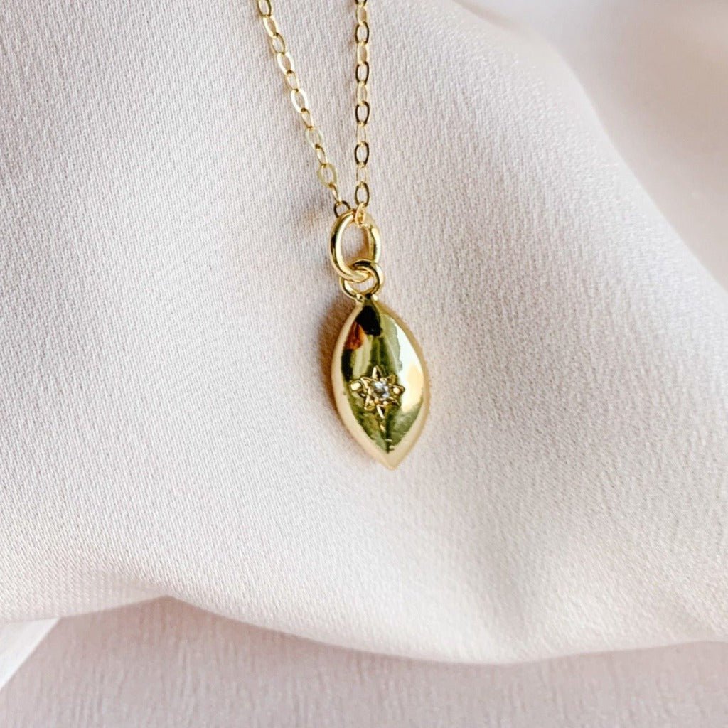 Marquise CZ Star Pendant Necklace - Adorned by Ruth