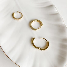 Load image into Gallery viewer, Pave Huggie Earrings Set Gold - Adorned by Ruth
