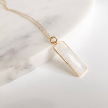 Load image into Gallery viewer, Rainbow Moonstone Pendant Necklace - Adorned by Ruth
