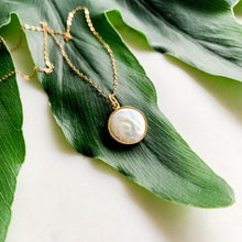 Load image into Gallery viewer, Round Pearl Pendant Necklace - Adorned by Ruth
